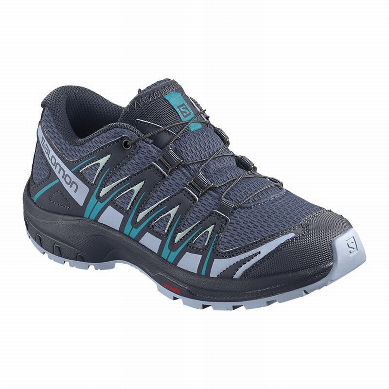 Salomon Singapore Kids Hiking Shoes - XA PRO 3D J Blue Indigo/Blue | 81950-ZPLV